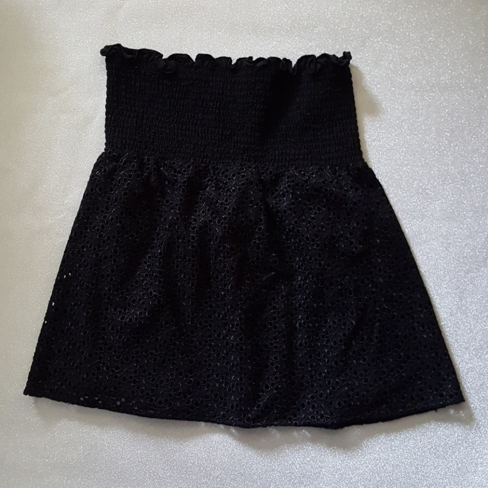Express strapless top size L